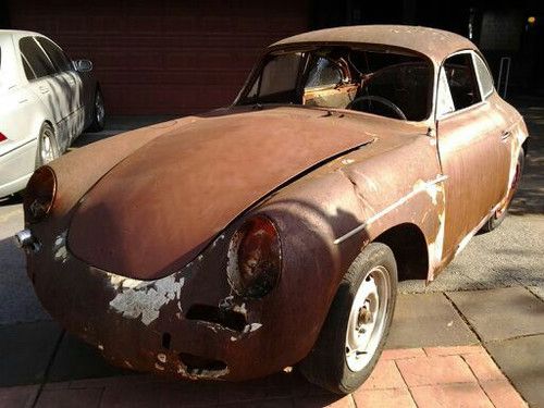 1965 porsche 356c barn find, unrestored