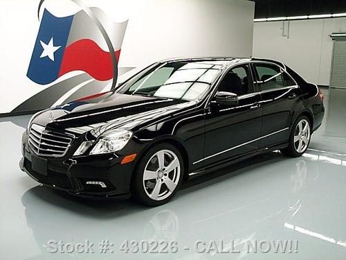 2011 mercedes-benz e350 sport sunroof blk on blk 19k mi texas direct auto