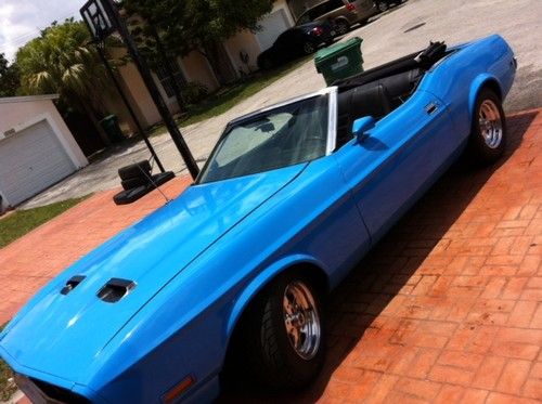 Ford Mustang 302 Convertible Blue 1971 collectible classic antique, US $26,000.00, image 5