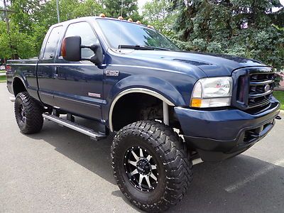 Beautiful 2004 ford ext cab diesel f-250 4x4 fx4 chip instaled no reserve !!!