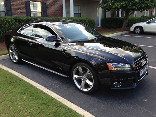 2009 audi a5 quattro s-line 3.2l black rare bang and olufsen sound fully loaded