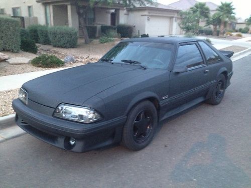 Black 1990 mustang gt foxbody 5.0