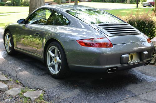 2007 porsche 911 meteor grey/stone grey carrera c2 original owner