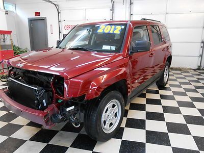 2012 jeep patriot 4x4 16k no reserve salvage rebuildable