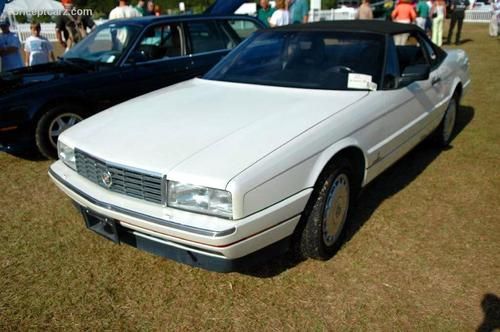 NO RESERVE - 1990 Caddy Allante Convertible, 112k, Pearl White, Black Leather, image 7