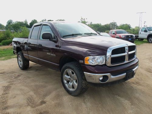 2005 Dodge 1500 4x4 4door 20inch wheels Hemi runs good, image 2