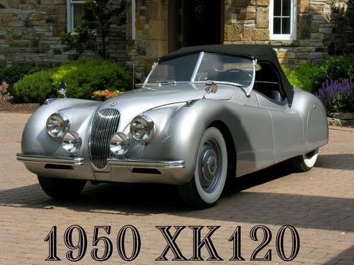 1950 jaguar xk120 ots roadster  xk 120 pulitzer prize recipient convertible 50