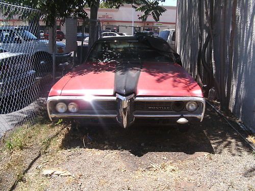 1969 red pontiac catalina base 6.6l