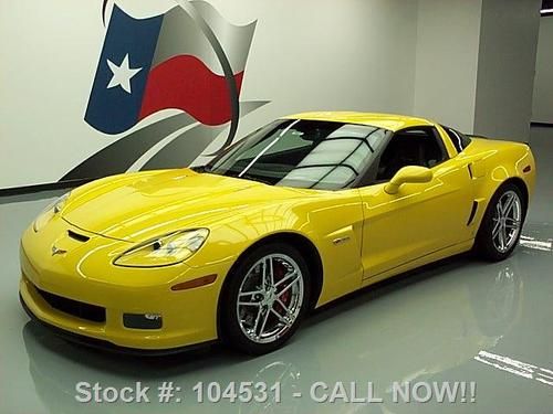 2008 chevy corvette z06 505 hp 6-spd nav hud only 3k mi texas direct auto