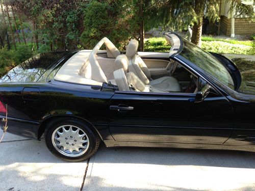 1997 mercedes benz sl500 94k black/tan hardtop convertible excellent condition