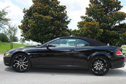 No reserve 2007 bmw 650i base convertible 2-door 4.8l