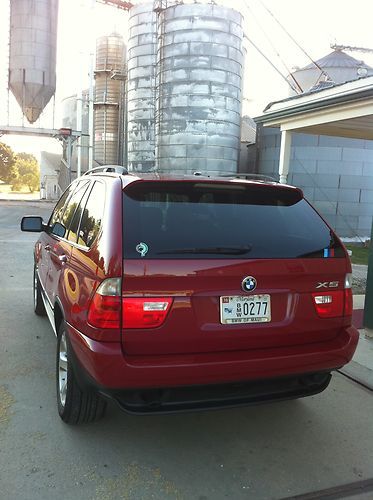 2006 BMW X5 IMOLA RED / BLACK LEATHER / PANORAMIC ROOF / SPORT PACKAGE, US $18,750.00, image 4
