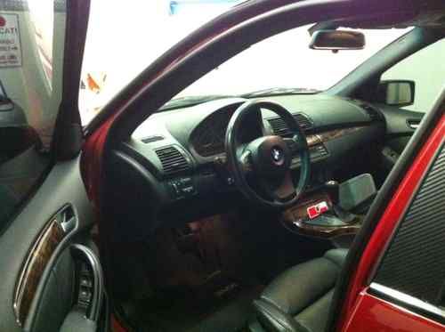 2006 BMW X5 IMOLA RED / BLACK LEATHER / PANORAMIC ROOF / SPORT PACKAGE, US $18,750.00, image 7