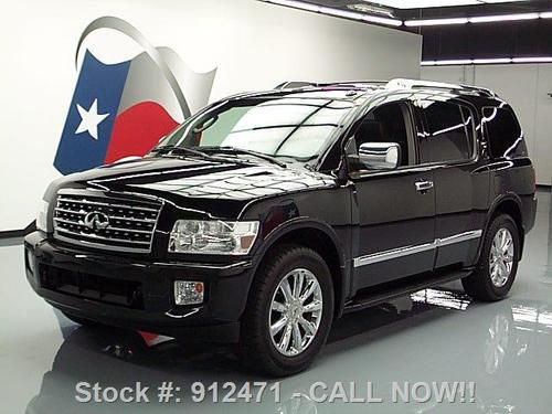 2008 infiniti qx56 4x4 sunroof nav rear cam dvd 63k mi texas direct auto