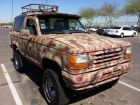 1984 bronco ii 2 manual 4x4 lifted one of a kind survivalist vehicle