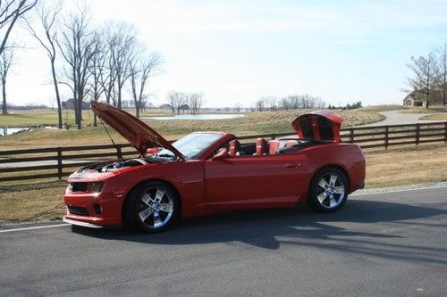 600 hp slp zl 2ss convertible conv victory red we finance loudmouth exhaust