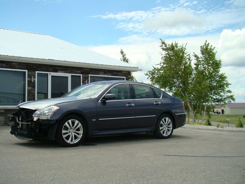 2008 infiniti m45x m45 awd  fully loaded repairable damaged salvage rebuildable