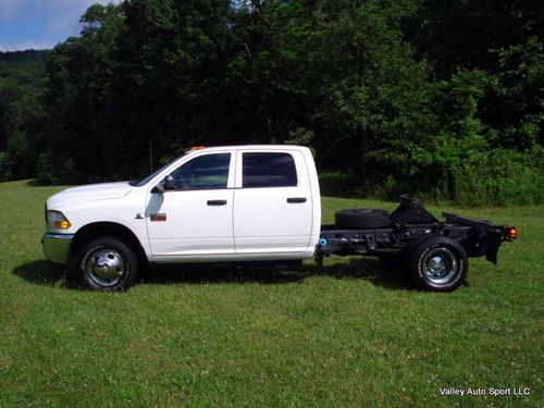 Dodge ram 3500hd 4x4 cab &amp; chassis cummins 6.7l diesel 5th wheel no reserve