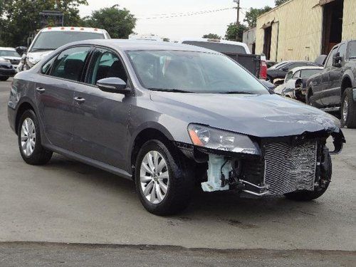 2012 volkswagen passat s pzev damaged salvage only 6k miles economical l@@k!!