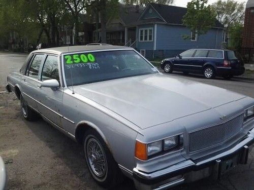 1986 chevy caprice box 4 door