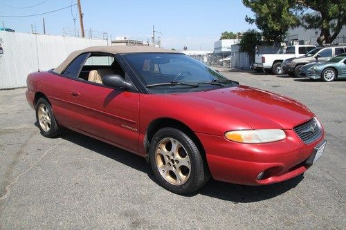 2000 chrysler sebring jxi convertible automatic 6 cylinder no reserve