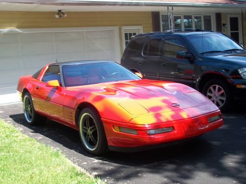 1993 corvette brilliant red