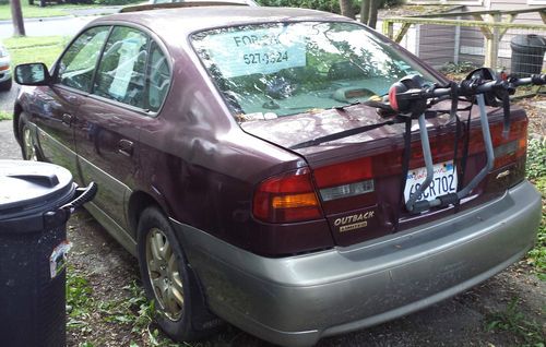 2000 Subaru Outback Limited Sedan 4-Door 2.5L AWD Maroon, US $1,750.00, image 3