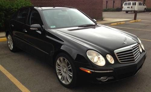 2008 mercedes e350 4 matic navigation black on black - $21950 arlington heights