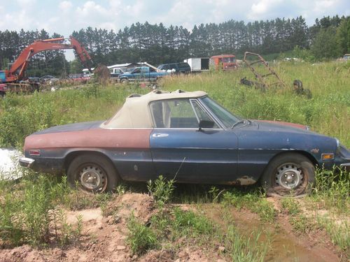 1971 alfa romeo spider veloce convertible 2-door 2.0l