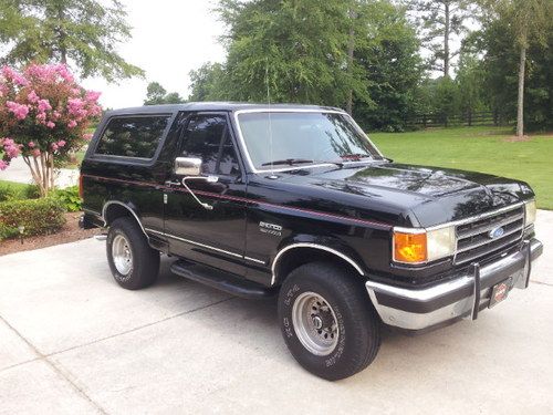 1989 ford bronco xlt sport utility 2-door 5.8l excellent condition