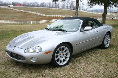 2002 jaguar xkr 100 convertible 2-door 4.0l supercharged nav, all options.
