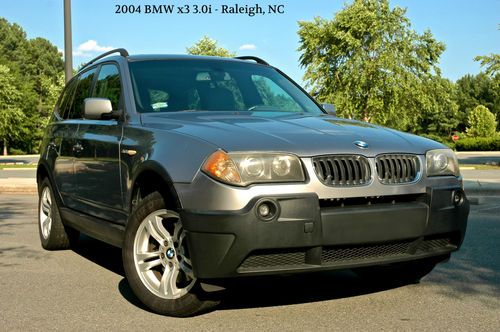 2004 bmw x3 3.0i sport utility 4-door 3.0l
