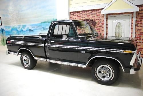 76 ford ranger xlt  360*ac*blackonblack