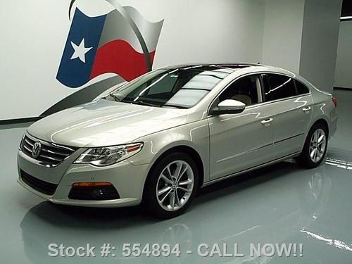 2009 volkswagen cc lux tech sunroof nav rear cam 49k mi texas direct auto