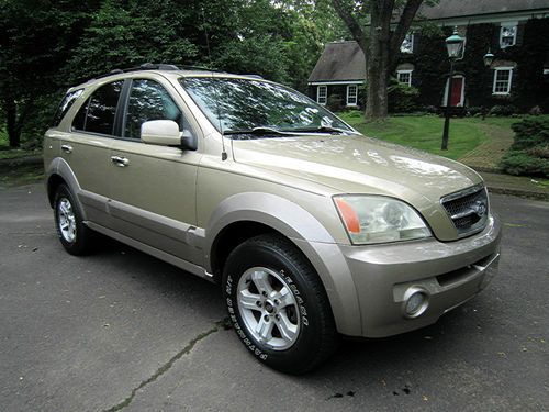 2003 kia sorento ex sport utility 4-door 3.5l low miles no reserve auction