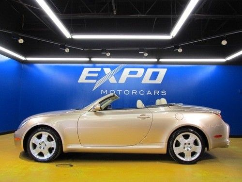 Lexus sc430 hard top convertible low miles 19k navigation