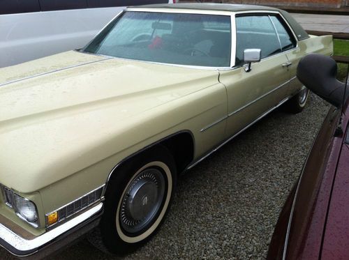 1972 cadillac deville base hardtop 2-door 7.7l