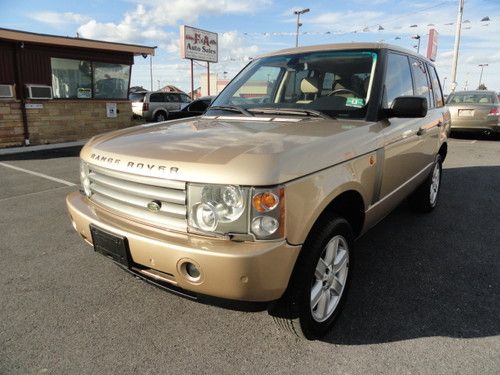 2004 land rover range rover hse sport utility 4-door 4.4l, navi. one owner, 90k