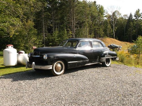 Look!!! 1947 cadillac 4dr. fleetwood restore or rockabilly barn find