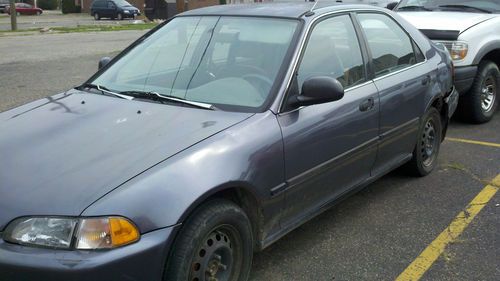 1994 honda civic lx 243,037 miles no key plenty rust and dirt