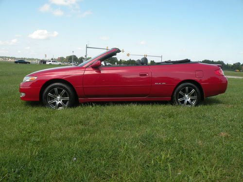 2003 toyota solara sle convertible 2-door 3.0l