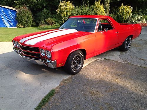 1970 red el camino ss
