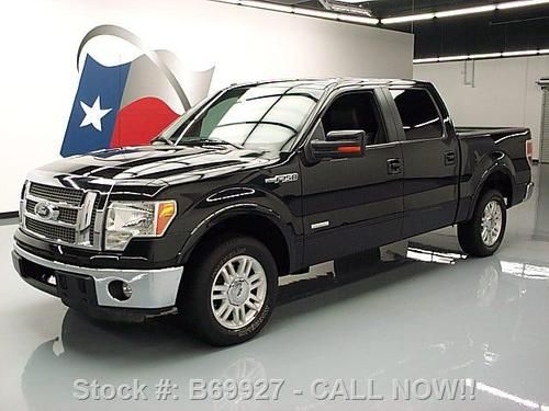2011 ford f-150 lariat crew ecoboost rear cam 37k miles texas direct auto