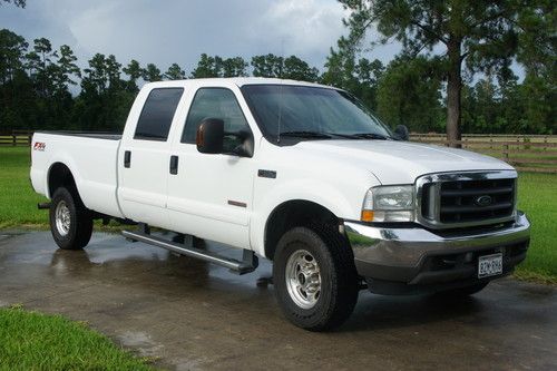 2004 ford f350 super duty, lariat, 4x4, diesel, crew cab, one owner