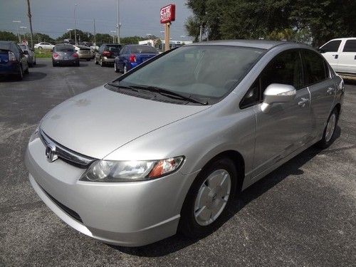 2008 civic hybrid~1 fl owner~leather~45 mpg~beauty~warranty~wow