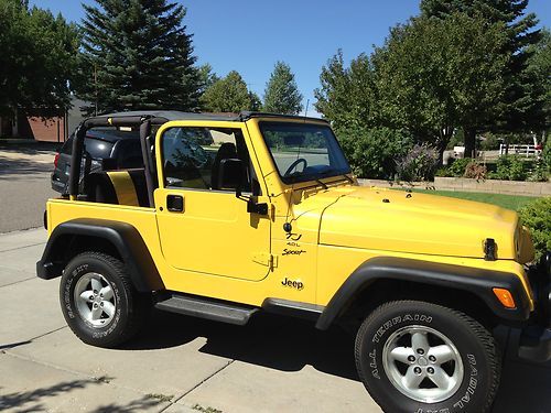 2000 jeep wrangler  sport utility 2-door 4.0l