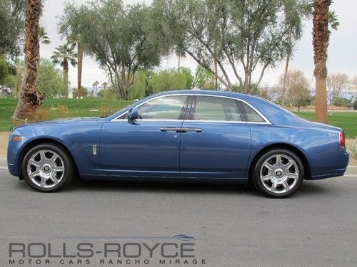 2011 rolls-royce ghost metropolitan blue moccasin driver assist 3 pano tables
