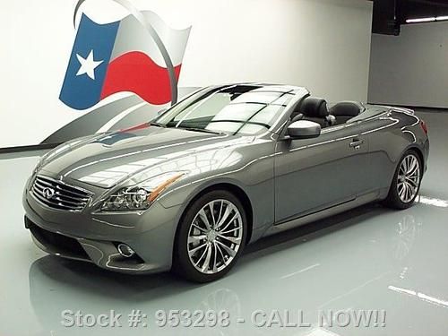 2011 infiniti g37 convertible sport nav rear cam 9k mi texas direct auto