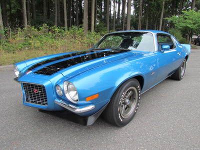 1973 rs z28 matching numbers spotless restoration mulsane blue, houndstooth