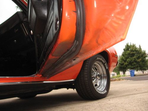 1969 CAMARO RALLY SPORT, 350, TH350, PS, PB, A/C, HUGGER ORANGE-BLACK INTERIOR!!, US $25,000.00, image 13